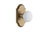 Double mannequin Grandeur Arc Plate avec bouton de porte Hyde Park
