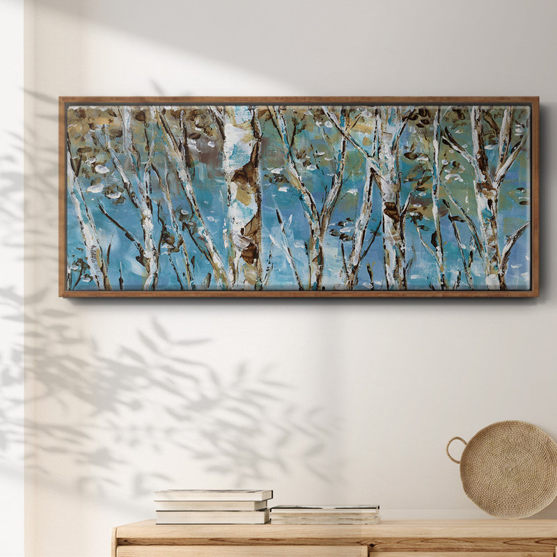 Winter Birch- Framed Canvas