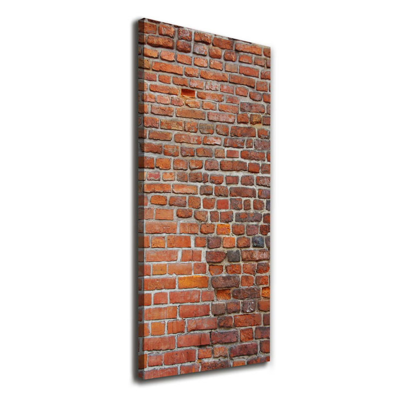 Brick Wall - Wrapped Canvas Print