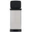 Decobin Waste Bin 50L With Foot Pedal Silver Metallic