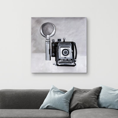 Antique camera - 32"x32" art on canvas