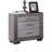 Nightstand W/ USB, Gray
