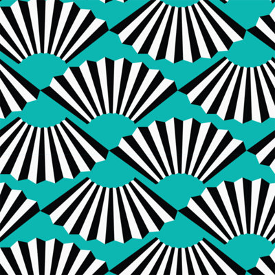 Shanghai Fanning Out 10' L x 24" W Wallpaper Roll