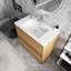 36 po Meuble-lavabo autoportant à simple cuve avec comptoir