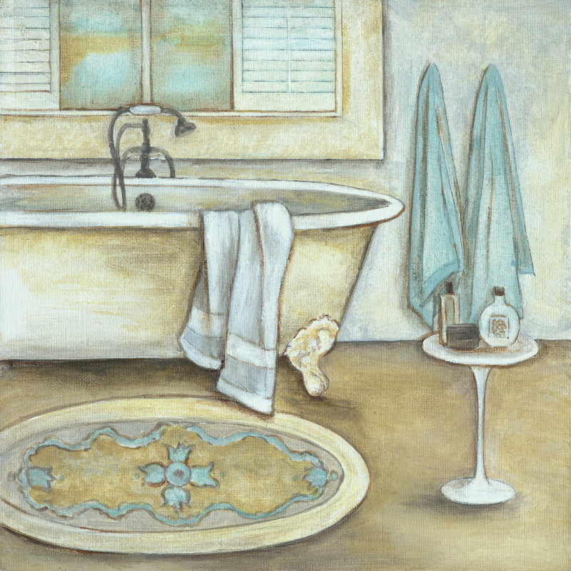 " Soft Bath II " by R. RIG Painting Print, 36" H x 36" W