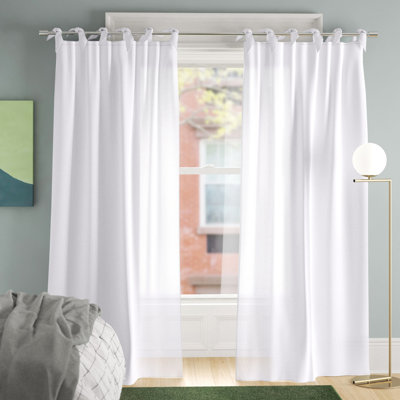 Linen Room Darkening Single Curtain Panel