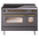 Cuisinière à induction 48 pouces avec 6 éléments à induction ILVE Nostalgie II Series (porte en verre)