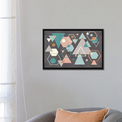 " Abstract Geo I Black " by Veronique Charron
