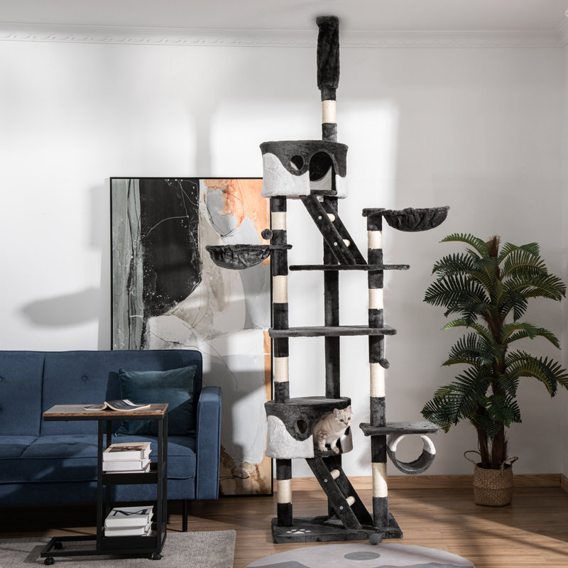 660.4cm H Cat Tree, Deep Grey