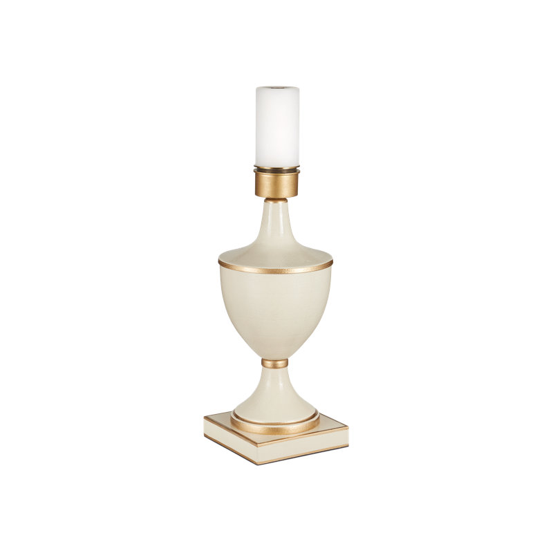 Travelogue Table Lamp, Ivory/Gold, Ivory/Gold