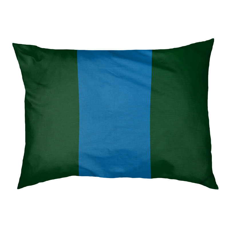 Coussin Milwaukee, Moyen (l 28 po x P 18 po x H 9,5 po), Vert bon pays/bleu des grands lacs/vert terre