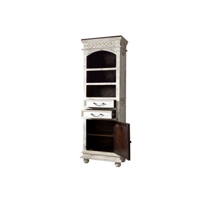 Castle 180cm H x 60cm W Solid Wood Standard Bookcase