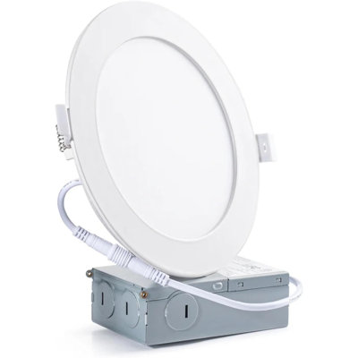 8.7'' LED Baffle Recessed Trim
