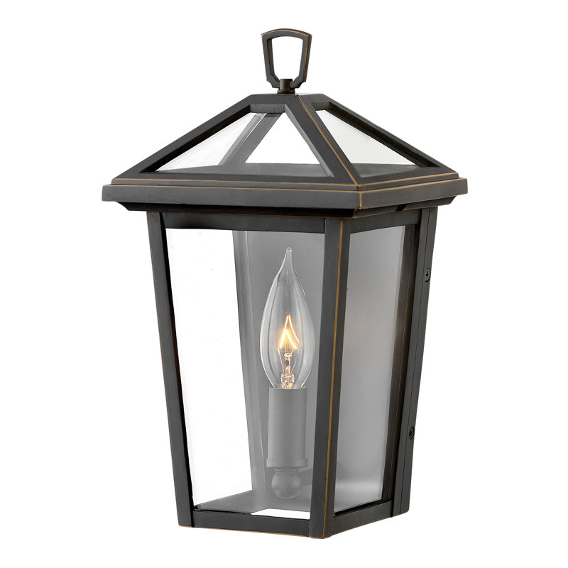 Lanterne murale d'extérieur à 1 ampoule H 11,25 po Lalla, Bronze huilé