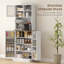 Garde-manger avec support pour micro-ondes et 8 tablettes de porte