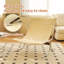 Chaise d'appoint moderne avec structure en métal chromé et coussin rembourré (crème - 1pc)-343139600