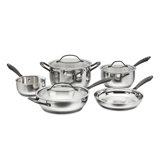 PureRadiance Stainless w/Brushed Titanium Finish 8 Pc Set
