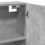 Bathroom Mirror Cabinet Concrete Grey 64X20x66.5 Cm Engineered Wood
