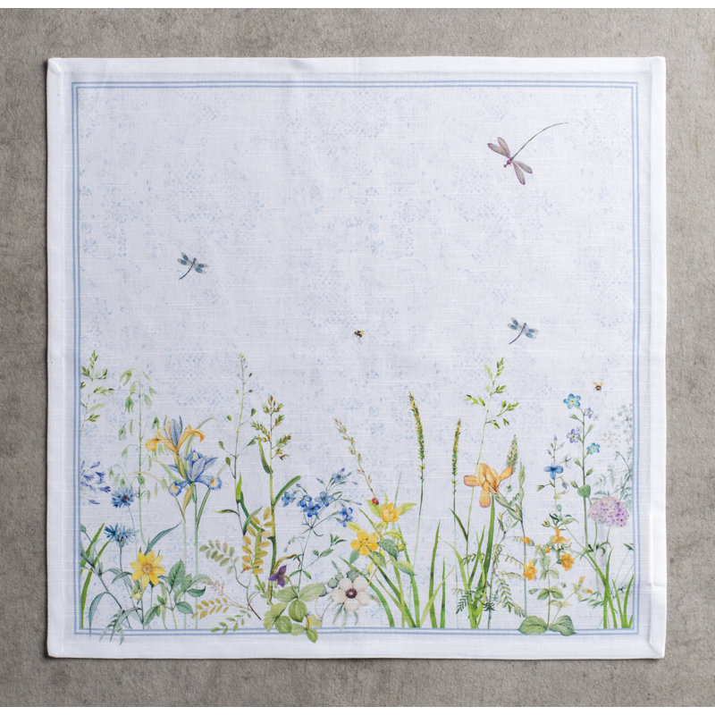 Serviettes 100% coton Maison d'Hermine Fleurs De Mai - 20 po x 20 po