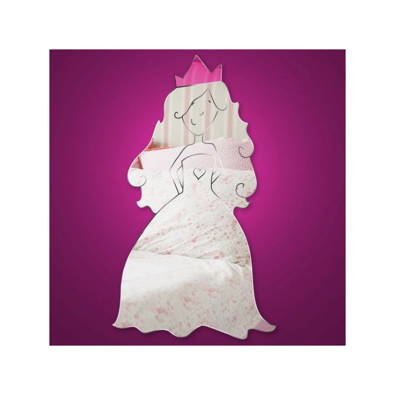 Flat Wall Mirror, 60 cm H x 36 cm W x 0.3 cm D