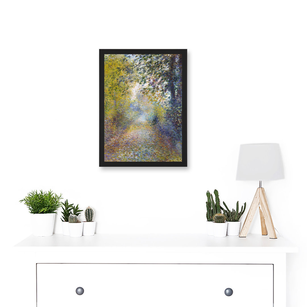 Renoir In The Woods Landscape - Single Picture Frame Painting