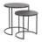 Aluminum Top Nesting Tables End Table-1680554717