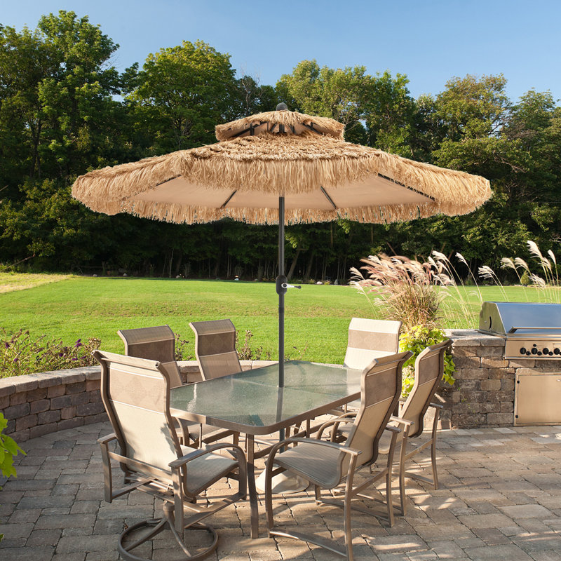 Janell 270cm Beach Umbrella Parasol