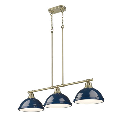 Luminaire suspendu linéaire 3 lumières Laramy
