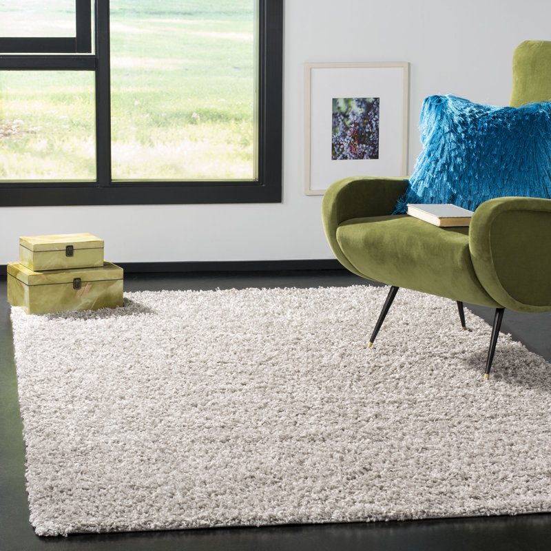 Madeleine Solid Colour Area Rug, Rectangle 91 x 152 cm