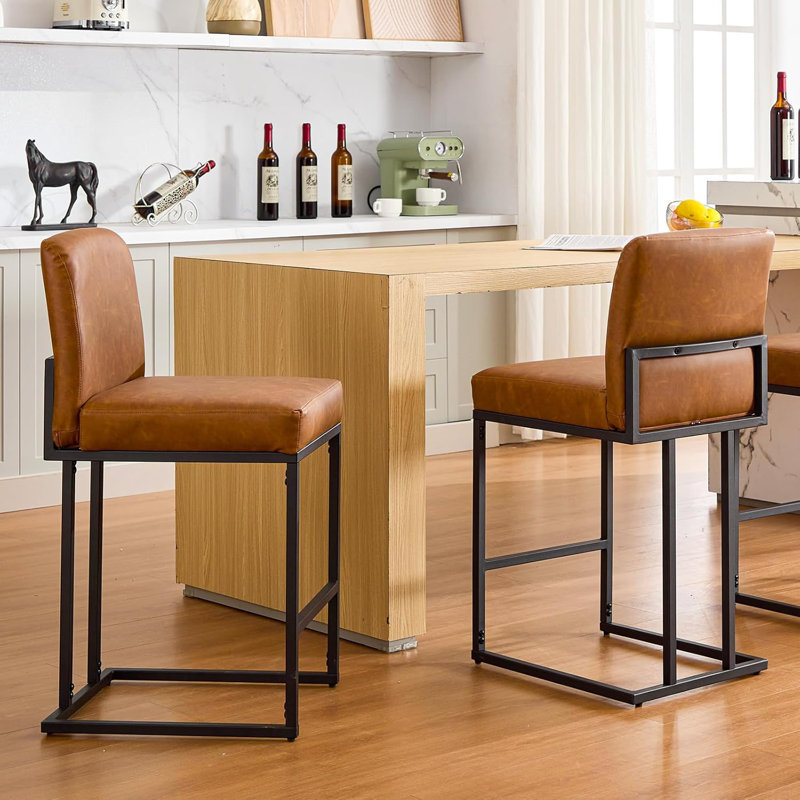 Counter Stool with Metal Frame, 1, 54.83