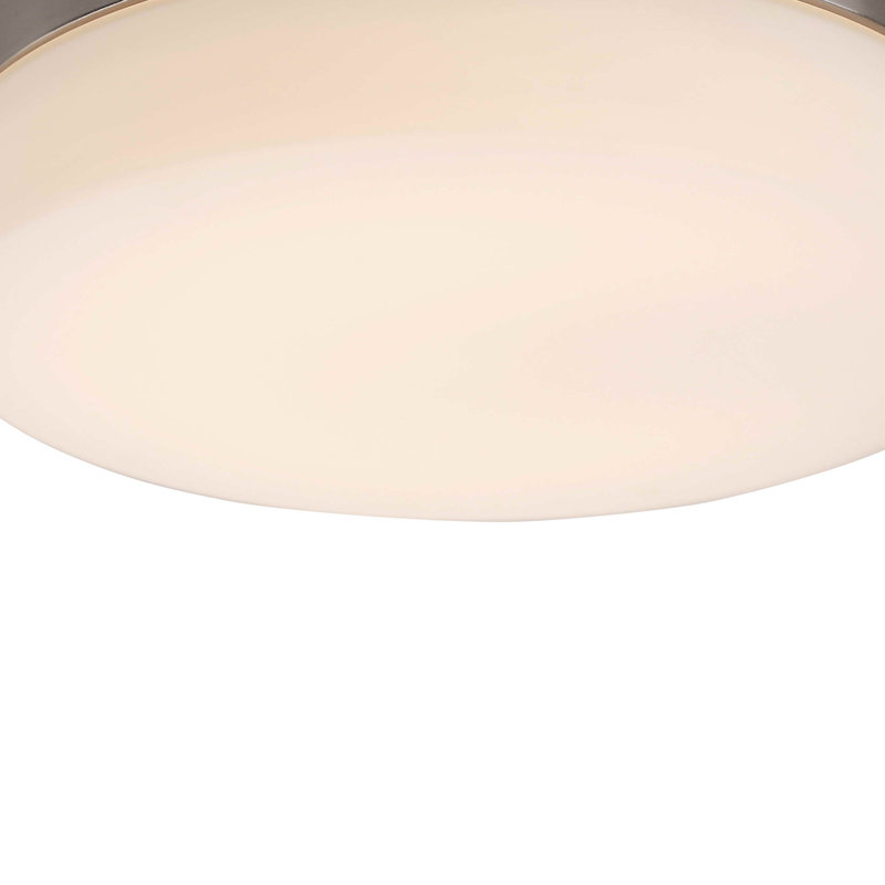 Plafonnier encastré simple à 1 lumière DEL Ventanna, H 4 po x l 11 po x P 11 po