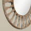 Ojai Flat Jute Wall Mirror