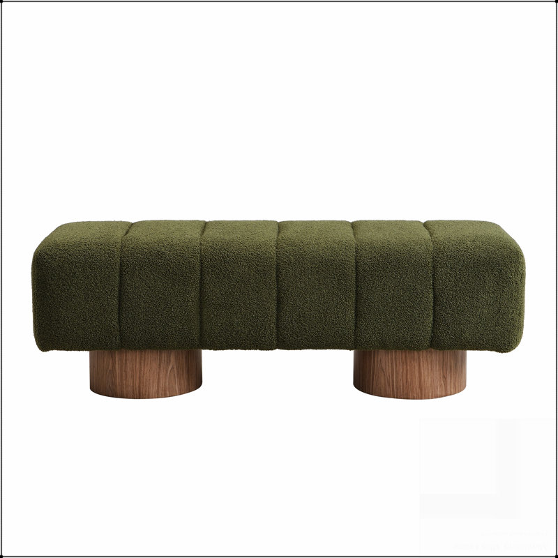 Banc de salle à manger rembourré pour la salle à manger, banc de repose-pieds sans assemblage pour le salon et la chambre à coucher, capacité de poids de 300 lb
