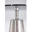 Table d'appoint en verre et acier Luxe, noir / chrome