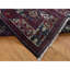 Tapis rouge nouvel âge en laine 2 pi 6 po x 9 pi 3 po Jessamae