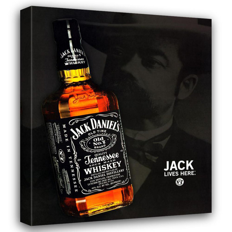 Jack Daniel's (bouteille), H 18 po x l 15 po