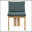 Ensemble luxueux de chaises de salle à manger Green Boucle pour cuisines et salles à manger modernes-1920199051