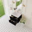 Meuble-lavabo mural 24 po avec lavabo, rangement mural moderne-1740835033