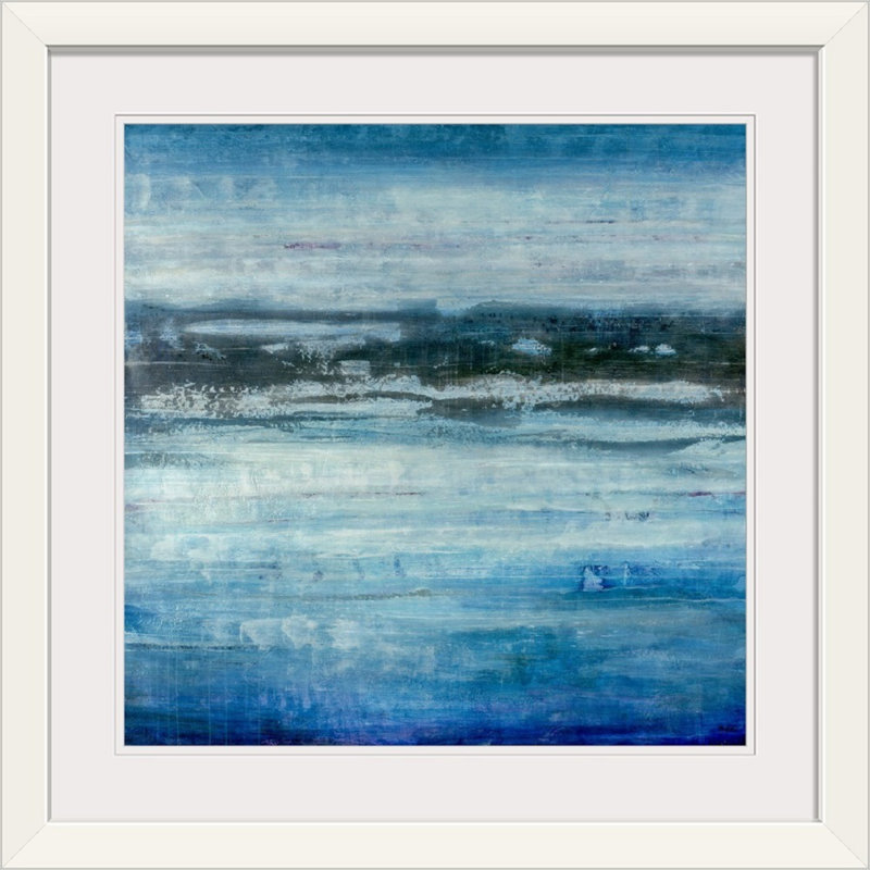 Aquatic Life by Joshua Schicker - Print, 24" H x 24" W x 1" D, Black Framed