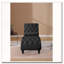 Fauteuil inclinable en velours capitonné-692194185
