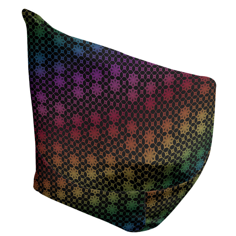 Fauteuil à billes standard & Leffel, H 86 po x l 27 po x P 43 po, Rembourrage poly, Rouge / Vert / Jaune