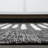 Edinburg Berber Stripe Geometric Black/Ivory Indoor/Outdoor Rug-1533521368