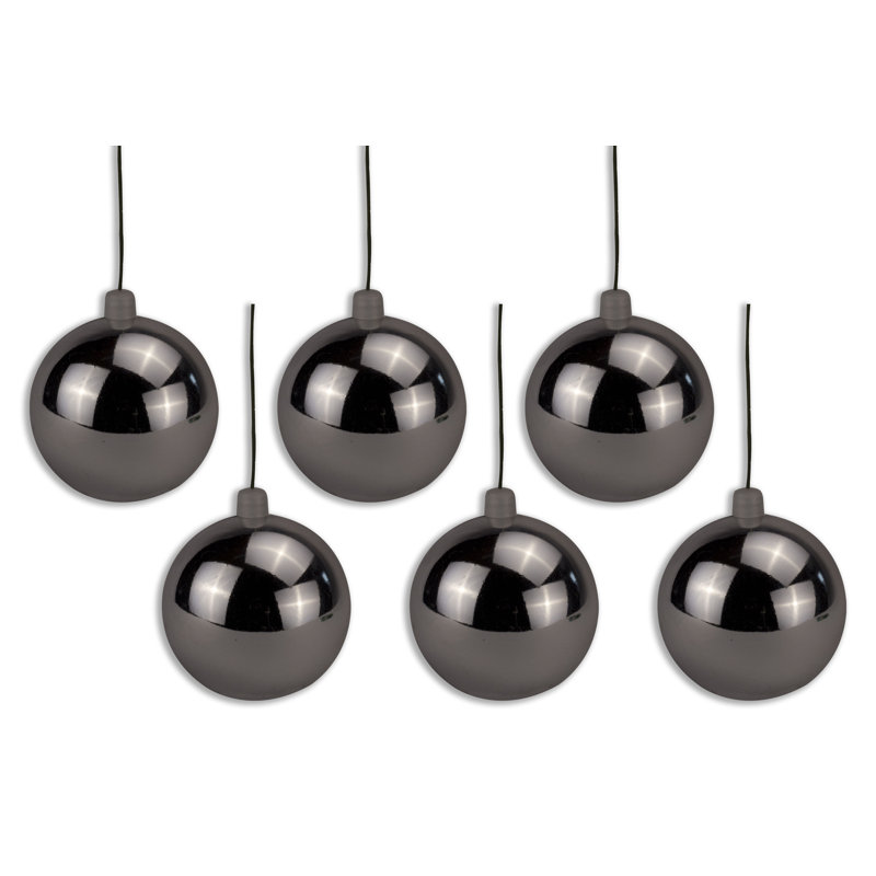 Ornement boule solide, Argent