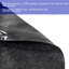 Tapis de protection antidérapant noir Trademark Innovations