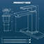 Robinet de salle de bains monotrou avec ensemble de drainage-92363205