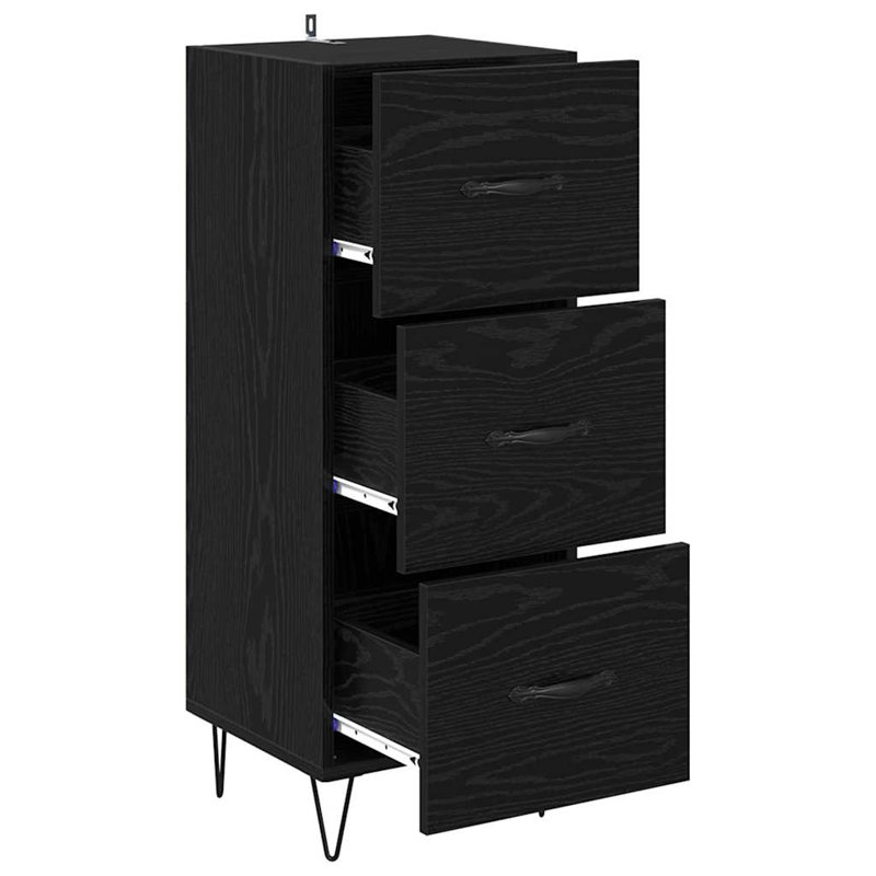 Accent Cabinet, Black Oak