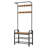 Hall Tree 28.3'' Wide with Bench and Shoe Storage-2031551698