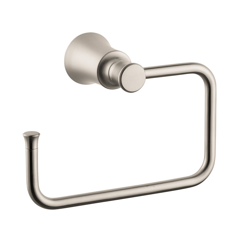 Joleena Towel Ring, Brushed Nickel