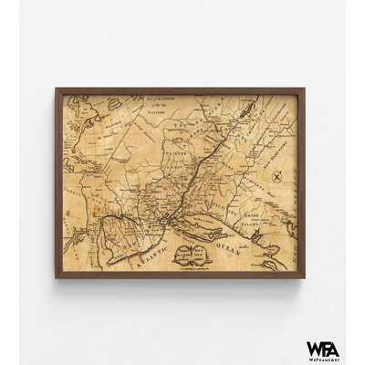 Affiche du siège de la guerre en Amérique, art de l'histoire américaine, affiche image historique, décoration murale de salon, reproduction d'art encadrée rustique, vieille carte des États-Unis