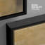 «Geometric Neutral Blocks Modern Abstract Triptych», reproduction d'art encadrée sur toile, 3 pièces-1821840441-1821840440